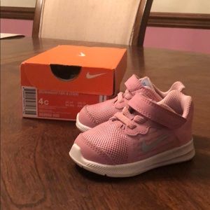 Pink Nike Downshifter size 4C